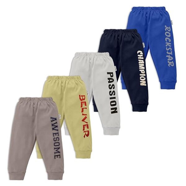 NammaBaby Baby Boys Cotton Printed Track Pants Baby Boy's Regular fit Trackpants (Assorted Prints) - Image 3