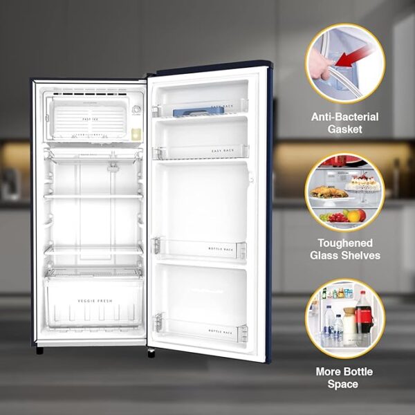 Whirlpool 184 L 3 Star Direct-Cool Single Door Refrigerator (205 WDE PRM 3S SAPPHIRE RADIANCE-Z, 2023 Model) - Image 4