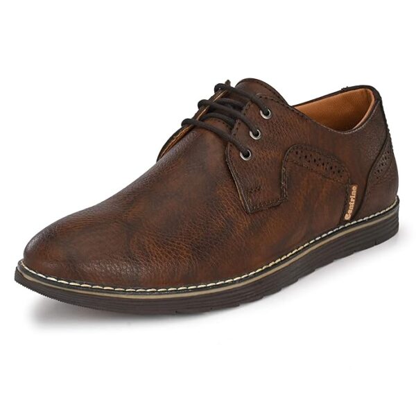 Centrino Formal Shoe for Men | Lace-Up Derby for Business & Casual Wear | Stylish Design with Comfortable Fit Craftsmanship for All-Day Support (1193)