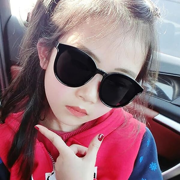 SYGA Kids Sunglasses, Modern Stylish Eyewears for Boy's and Girls, Suitable for Age 4 to 12 Years (Black) - Image 7