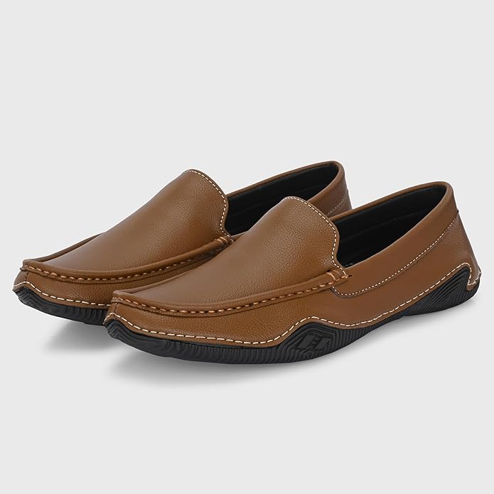 Centrino Loafer for Men | Premium Slip-On Loafers | Stylish & Comfortable with Soft Cushioned Insole | Versatile, Durable & Fashionable Footwear |Hand-Stitched Design for Trendy (9707) - Image 6