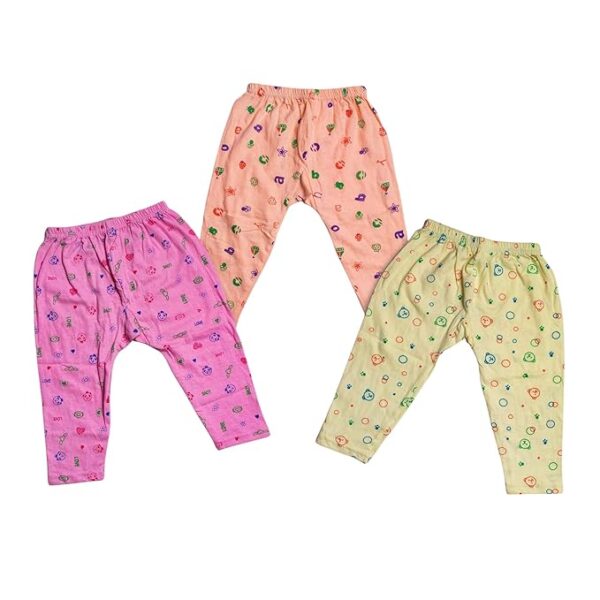 rajshee hoisery Cotton Baby Boys and Baby Girls Pajama Pants/Track Pants, Daily use Lower Pant for Kids boy and Kids Girls Unisex Pack of 6 - Image 2