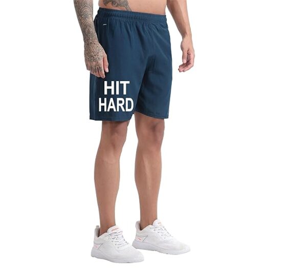 BLUE STAR SHARK Men's Combo Shorts | Sports and Gym Shorts for Running, Training, and Everyday Wear | Lightweight and Comfortable Activewear Shorts with Pockets - Image 3
