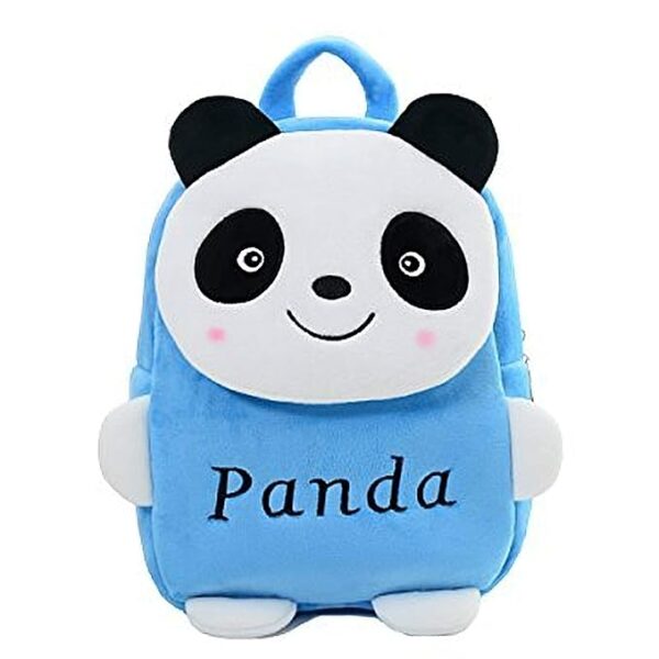 Frantic Kids Velvet School Bag Plush Backpack Baby Girl Preschool Bags Ideal for Baby Boy & Girl Picnic Bags (2-5 Years)