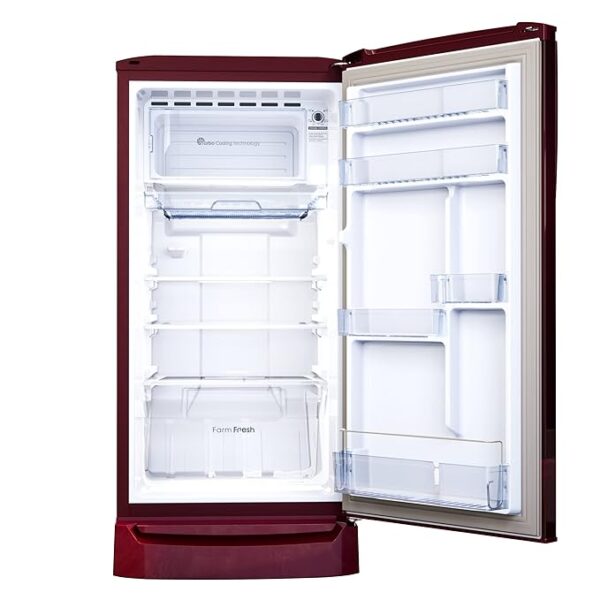 Godrej 180 L 2 Star Direct Cool Turbo Cooling Technology With Upto 24 Days farm Freshness Single Door Refrigerator (RD ERIOPLS 205B THF SE WN, Sea Wine) - Image 4
