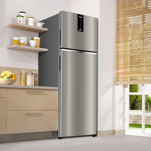 Whirlpool 327 L 3 Star Convertible Frost Free inverter Double Door Refrigerator (IF INV 375 ILLUSIA STEEL(3S) CONV-TL) - Image 2