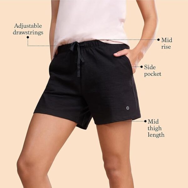 Enamor Women E062 Basic Cotton Boxer Shorts - Image 4