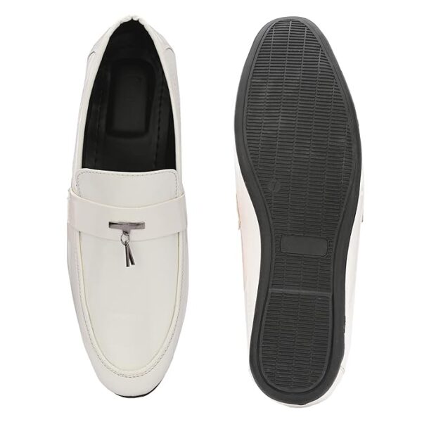 Men's Buckle White Nagras - Image 2