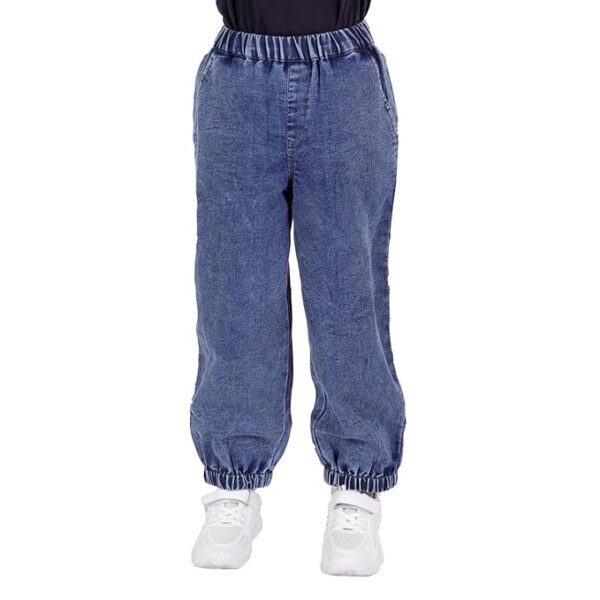 superminis Girl's Stretchable Denim Pants with Elastic Closure