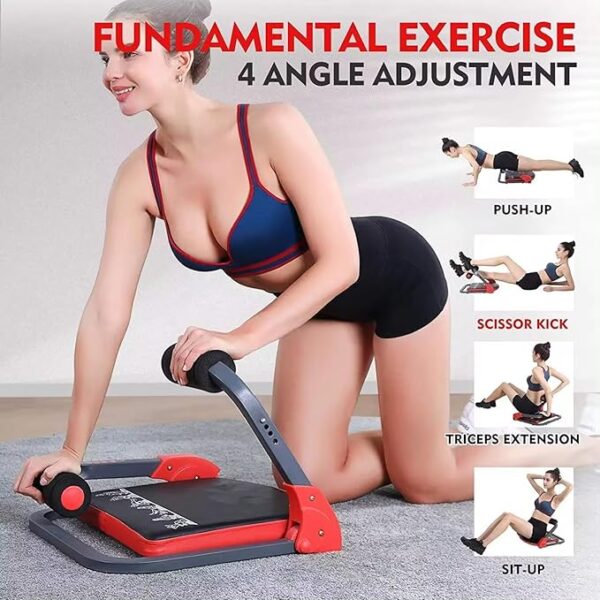 MYHEART Smart Ab Machine Multifunctional Lazy Abdominal Machine | Sit Up Exercise Equipment for Home Gym | Crunches Ab Equipment | Ab Workout Equipment with Adjustable Resistance | Muscle Exerciser - Image 2