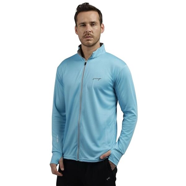BE SAVAGE Sunscreen Jacket With UPF 50+ Summer Jacket lightweight Jackets For Men Biker Jackets For Men Zipper Jacket
