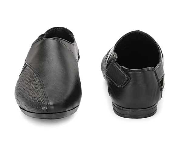 Server Men's Loafer | Back Open Ethnic Shoes Nagra | Pathani Shoes | Peshawari Slip On Shoes | Wedding Juttis | Party Shoes | Fashion Shoes with AirMax Sole - Image 3