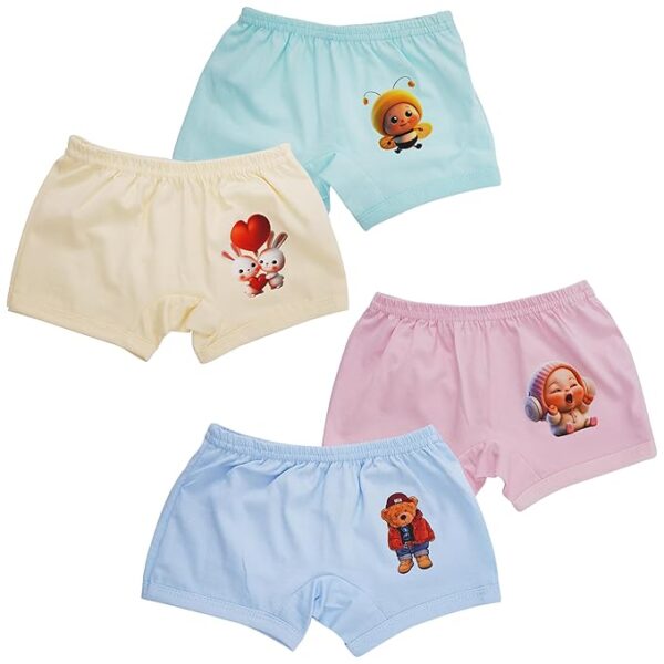 Newborn Baby Girl & Boy Soft Breathable Regular Fit Panties| Underwear| Innerwear| Bloomer| Bottoms Combo