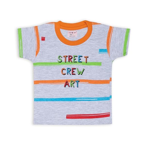 Multi-Color Pack of 3 100% Soft Cotton Printed Tshirt Pant Set for Baby/Clothing Set for Baby - Image 3