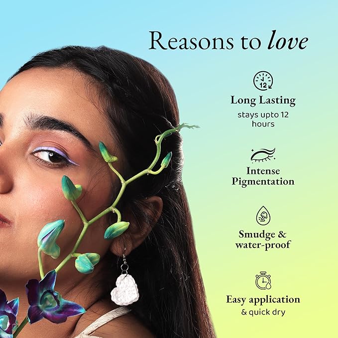 Elitty 10/10 Natural pencil Eyeliner Combo(Black,Purple,Pink,Peach,Green,Rust,White)|Long Lasting|Waterproof|Smudge Proof|Infused With Vit E|Intense Finish|Vegan & Cruelty Free -4 Ml Each - Image 3