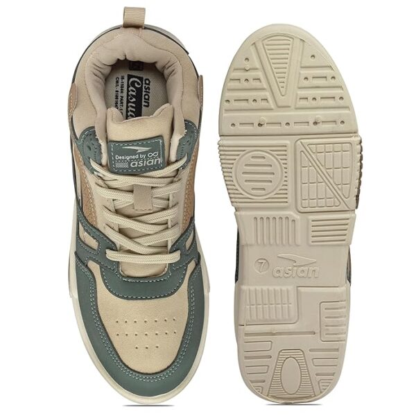 ASIAN Men's MEXICO-11 Casual Sneaker Shoes with Synthetic Upper Lightweight Comfortable Mid Top Sneaker Shoes for Men's & Boy's - Image 2