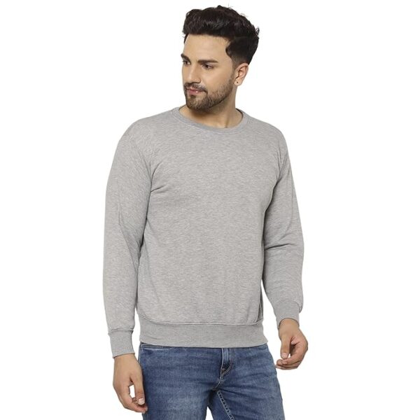 Mack Jonney Fleece Round Neck Sweatshirt for Men-(SW_RN_01-P) - Image 2
