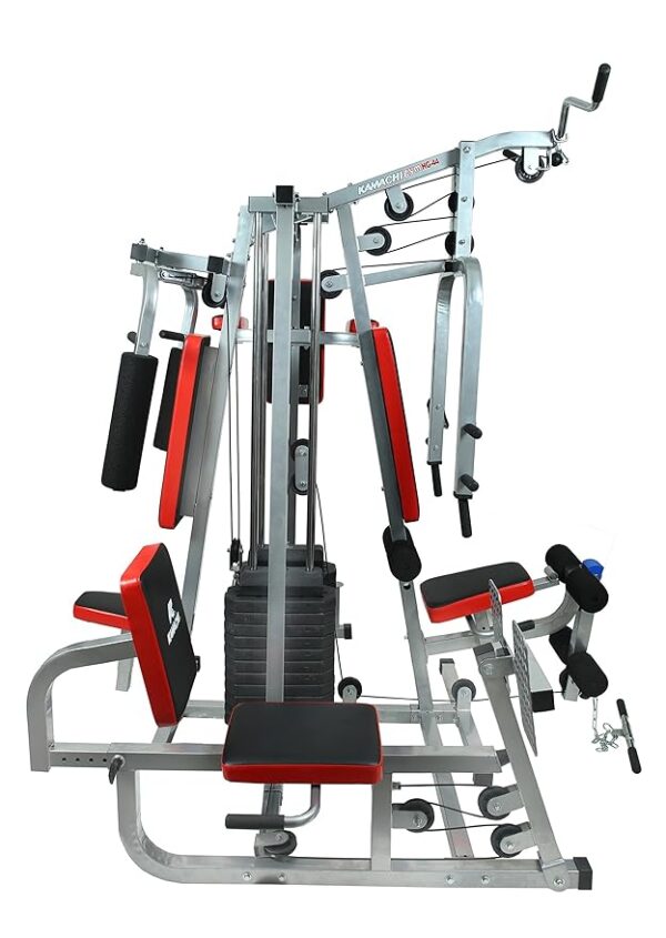 B Fit Bodyweight Fitness Resistance Kit ExtensiKamachi HG-44 4 Station Home Gym, Aluminum, Silveron Strap for Door Pull Up Bar, Powerlifting Strength Training Kit Straps Home Gym Exercise Full-Body Workout Equipment (Military Color-PRO-Trainer Kit) (Copy) (Copy) - Image 3