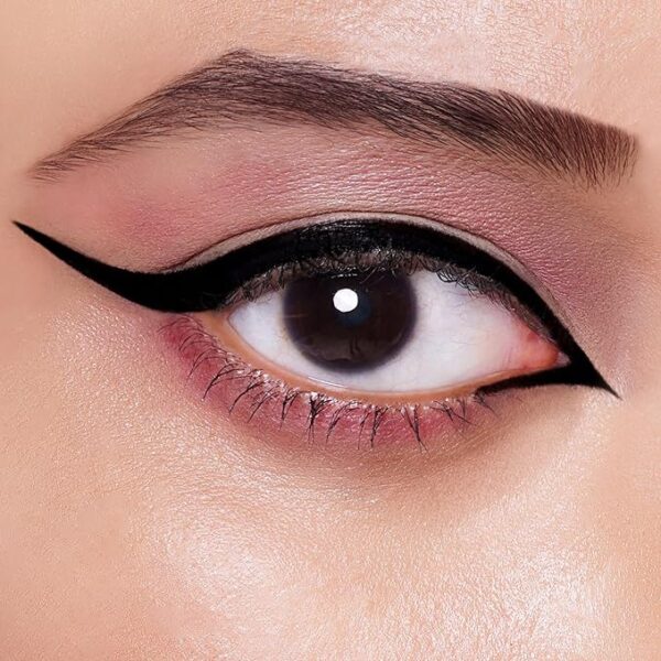 Colorbar All Matte Eyeliner, Black 001, 2.5ml | Waterproof | Smudge proof | Lasts upto 16 hours without flaking or creasing - Image 4