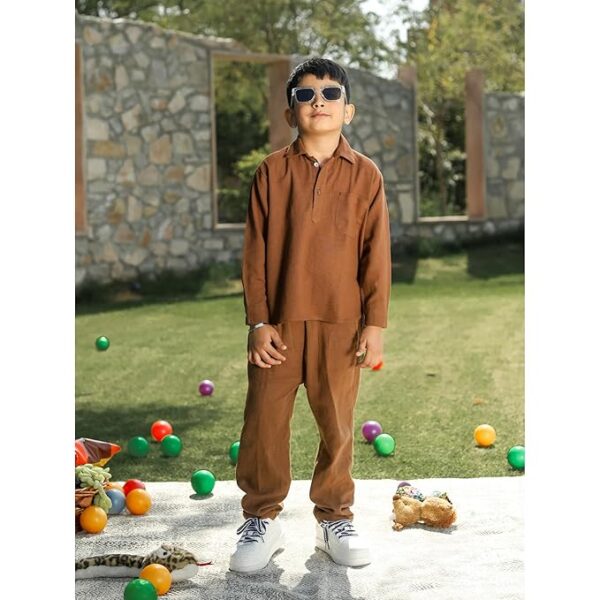 Polka&Hanley Boy’s Cotton Co-Ord Set - Image 4
