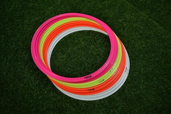 SAS SPORTS Agility Training Ring Ladder | Sports Soccer Football Speed Training Ladder | Fitness Equipment for Speed Agility Training | Flexible Ladder (Multicolour) - Image 2
