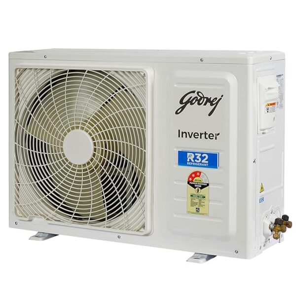 Godrej 1 Ton 3 Star Inverter Split AC (Copper, 2024 model, 5-in-1 convertible, Nano-Coated anti-viral filter AC 1T SIC 12PTC3-WWP, White) - Image 2
