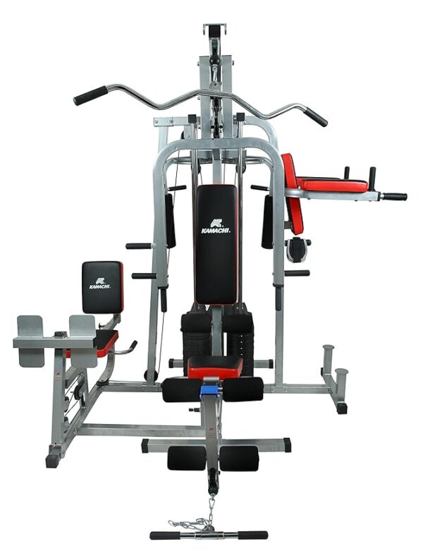 B Fit Bodyweight Fitness Resistance Kit ExtensiKamachi HG-44 4 Station Home Gym, Aluminum, Silveron Strap for Door Pull Up Bar, Powerlifting Strength Training Kit Straps Home Gym Exercise Full-Body Workout Equipment (Military Color-PRO-Trainer Kit) (Copy) (Copy) - Image 2