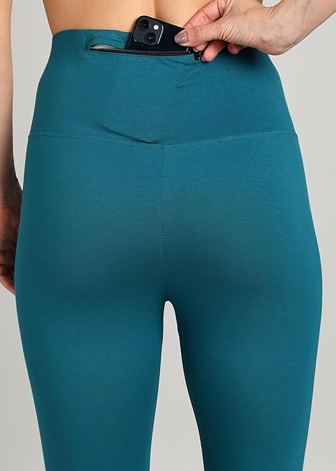 PAAVKI Stretchable Activewear Sleeveless Crop Top with Long Pants with Back Pocket for Workout Top & Bottom Set Gym Yoga Sports Running Track Suits For Girls/Women - Pack of 2 - Image 4