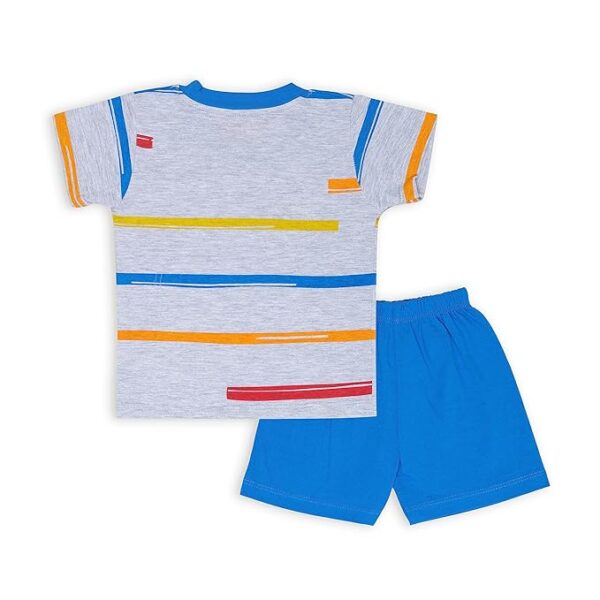 Multi-Color Pack of 3 100% Soft Cotton Printed Tshirt Pant Set for Baby/Clothing Set for Baby - Image 2