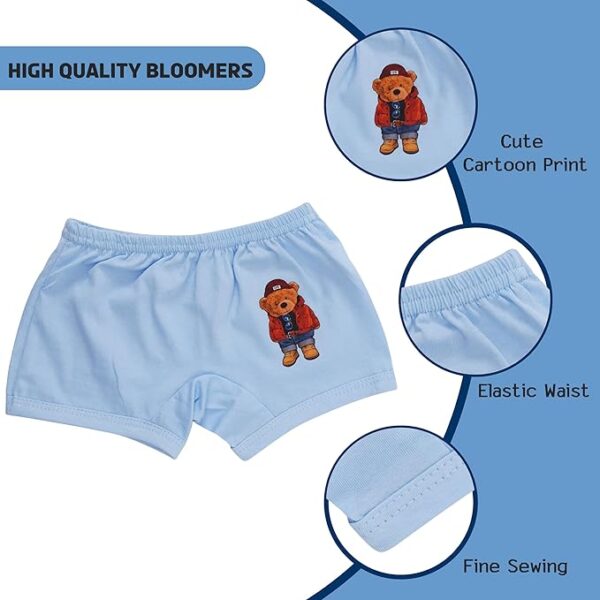 Newborn Baby Girl & Boy Soft Breathable Regular Fit Panties| Underwear| Innerwear| Bloomer| Bottoms Combo - Image 2