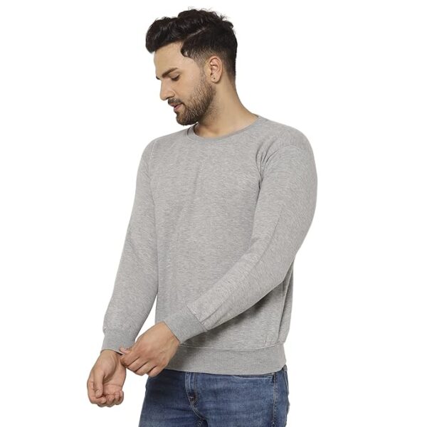 Mack Jonney Fleece Round Neck Sweatshirt for Men-(SW_RN_01-P) - Image 3
