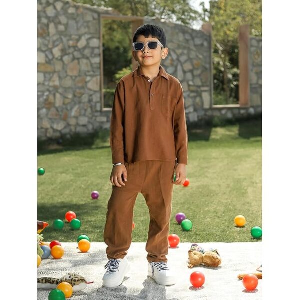 Polka&Hanley Boy’s Cotton Co-Ord Set - Image 2