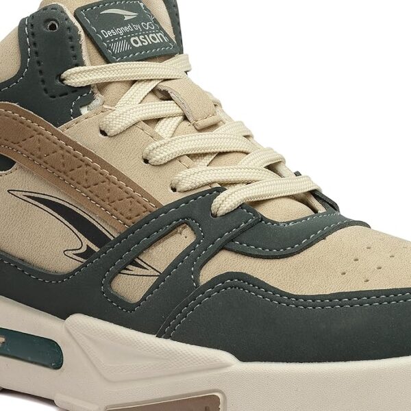 ASIAN Men's MEXICO-11 Casual Sneaker Shoes with Synthetic Upper Lightweight Comfortable Mid Top Sneaker Shoes for Men's & Boy's - Image 4
