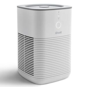 LEVOIT Air Purifier For Home Bedroom,Available For California,Dual H13 Hepa Filter Remove 99.97% Dust Mold Pollen Pet Dander,Desktop Air Cleaner For Smoke,Odor With Aromatherapy,100% Ozone Free,White