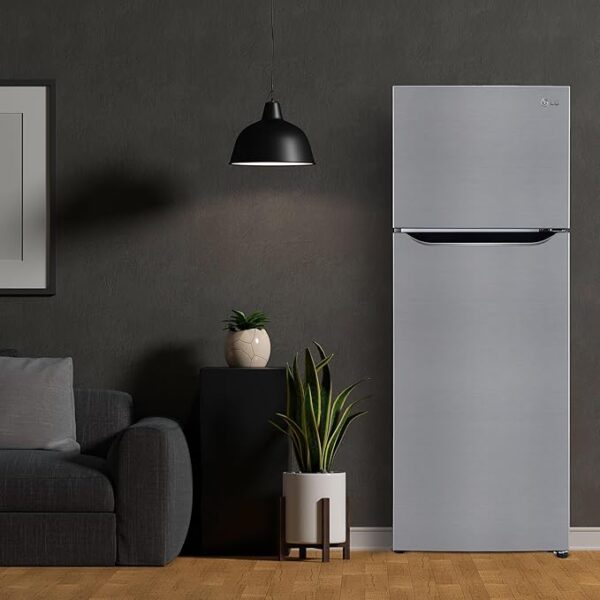 LG 264 L 2 Star Frost-Free Smart Inverter Double Door Refrigerator (GL-S302SPZY, Shiny Steel, Convertible, Smart Connect & Multi Air Flow) - Image 2