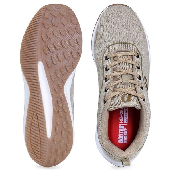 DOCTOR EXTRA SOFT Mens Running Shoe with Memory Foam Insole & Ultrasoft Outsole|Sports,Gym,Training,Walking,Jogging,Casual,Athletics|Lightweight & Comfortable|Slipon Sneaker Lace-Up Gents Boys D-2009 - Image 2