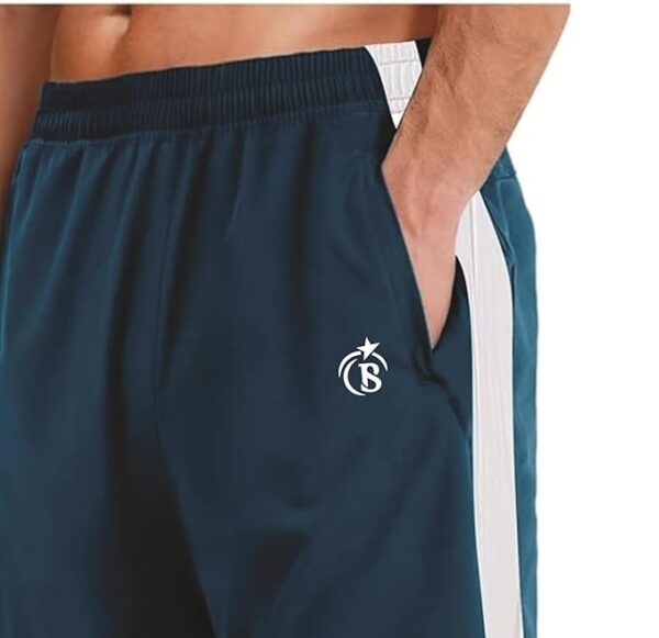 BLUE STAR SHARK Athletic Sports Short || Shorts for Men with Zip Pockets ||Quick Dry || Lightweight Activewear Shorts - Image 2