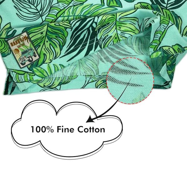 Boys Regular Fit Polo T-Shirt – Trendy Forest Print Casual Wear with Classic Collar & Short Sleeves (Green) - Image 7