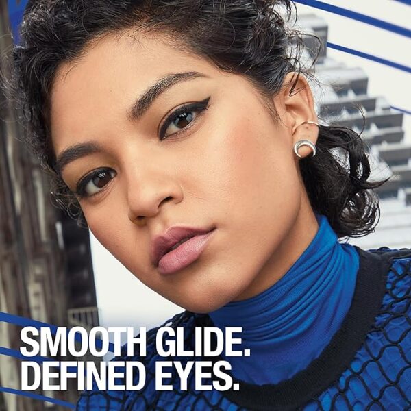 Maybelline New York Unstoppable Smudge Proof Black,Matte,Waterproof,Long Lasting Eyeliner Pencil Makeup, Espresso, 2 Count, Black - Image 3