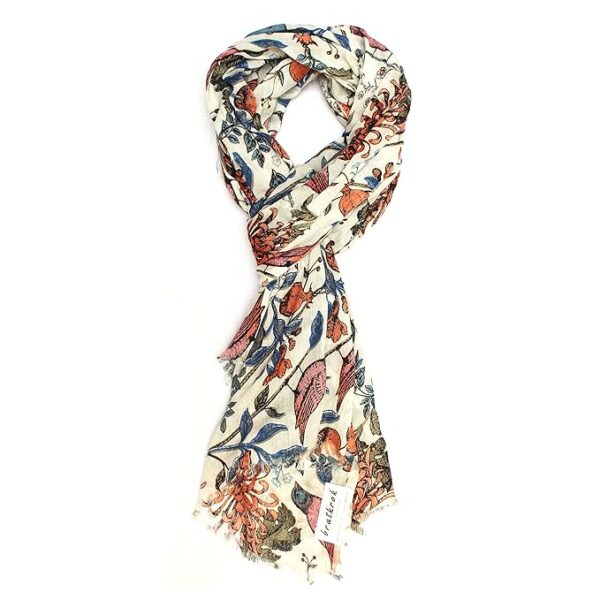 bratkrok Women's Stylish Floral Printed Rayon Scarf/Scarves/Stole For Summers - Image 2