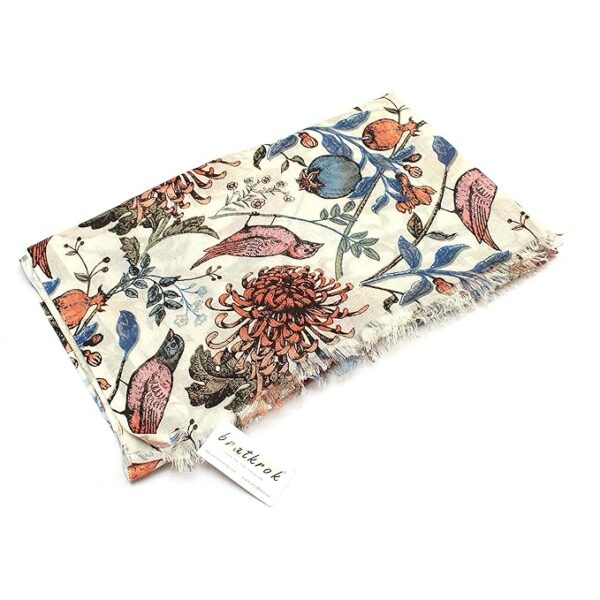 bratkrok Women's Stylish Floral Printed Rayon Scarf/Scarves/Stole For Summers - Image 4