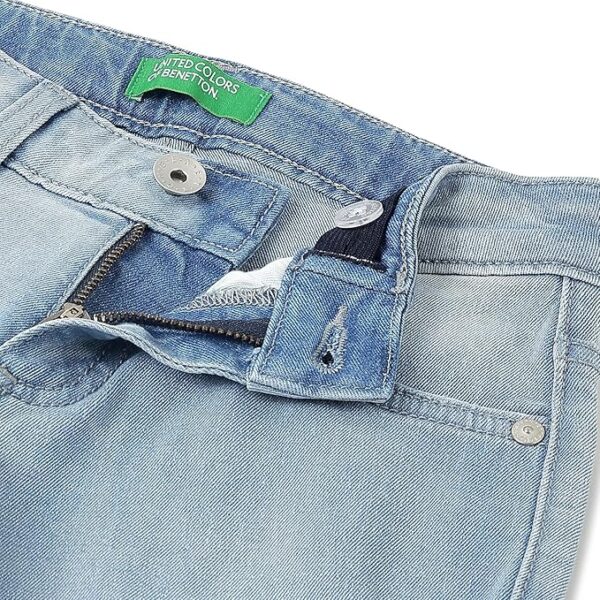 United Colors of Benetton Solid Slim Fit Jeans - Image 3