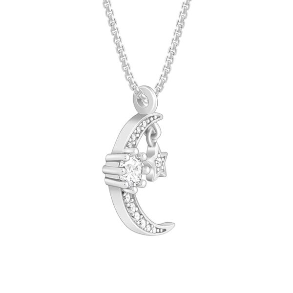 GIVA 925 Silver Selene Pendant With Link Chain| Necklace to Gift Women & Girls | With Certificate of Authenticity and 925 Stamp | 6 Months Warranty* - Image 5