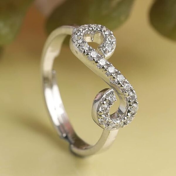 Clara 925 Sterling Silver Rings | Multiple Design Options | Size Adjustable, Gift for Women Wife Girls - Image 5
