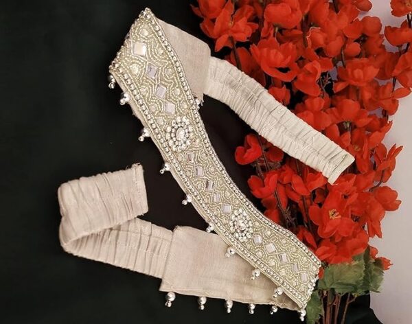 NAIVAA Trendy Waist Hip Belt stretchable Kamarbandh Fancy wedding for Saree - Image 4