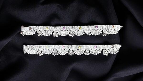 Traditional Shining Bridal Heavy Payal Latest Ghungroo Anklet for Women and Girls || Best Gift for Wedding - Image 2