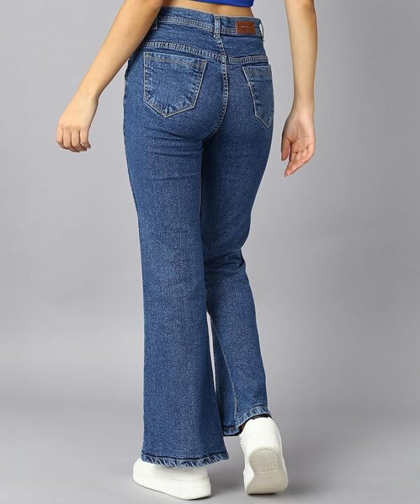Nifty Women's Denim Wide Leg Jeans - Image 3
