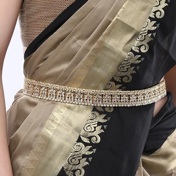Shining Diva Fashion Kamarbandh for Saree Wedding Lehenga Kamarband Kamar Band for Women Traditional Kamarbandh (16574kb) - Image 4