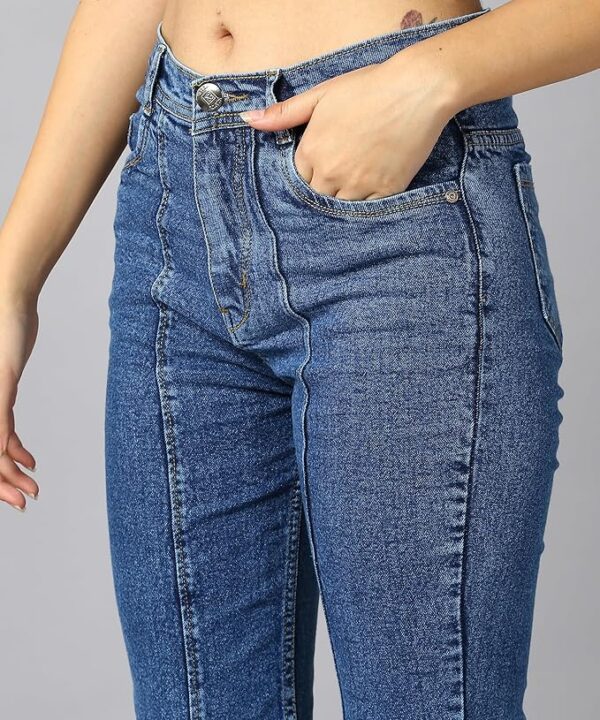 Nifty Women's Denim Wide Leg Jeans - Image 2